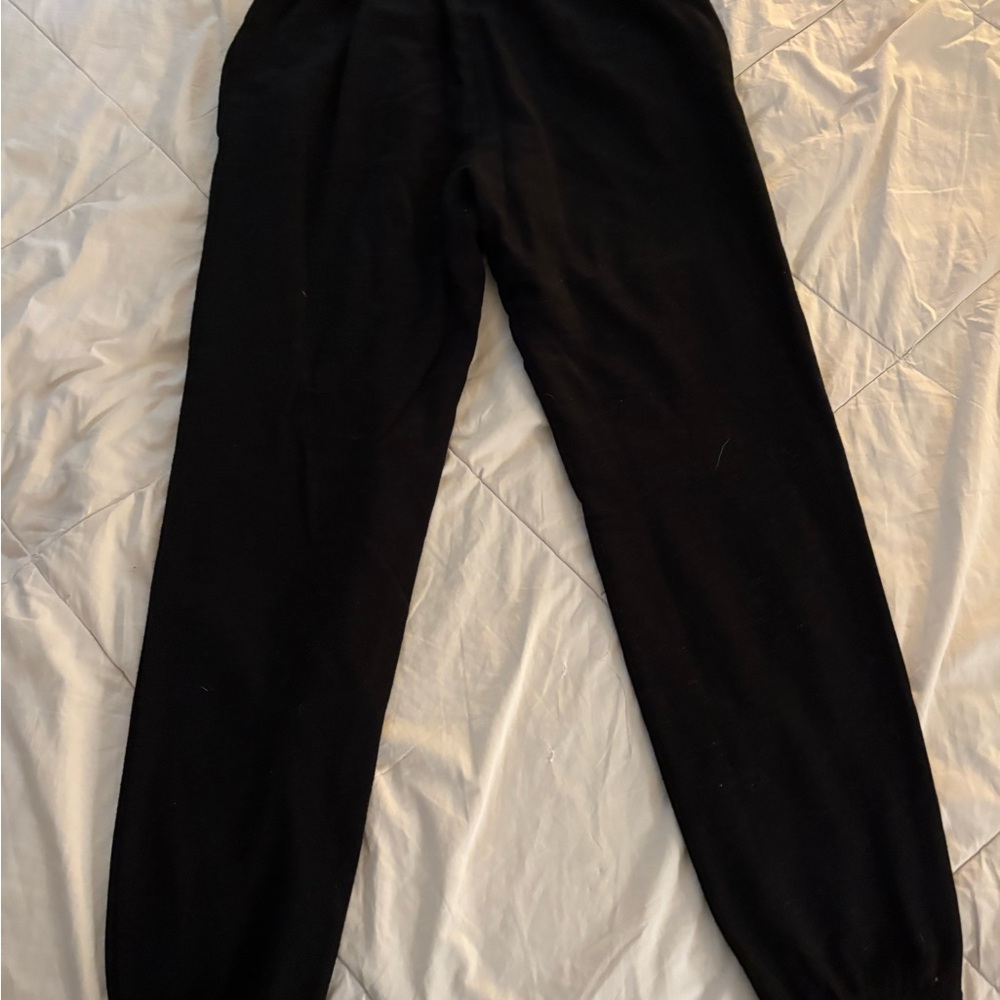 NBA Black Sweatpants Chicago Bulls Joggers - Picture 2 of 3